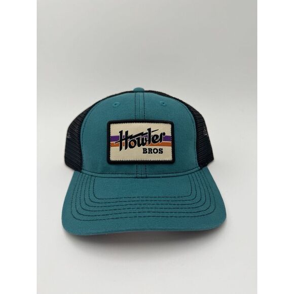Howler Bros Hat Cap Snapback Trucker Electric Stripe Dark Teal Black NWT NEW - Picture 2 of 9